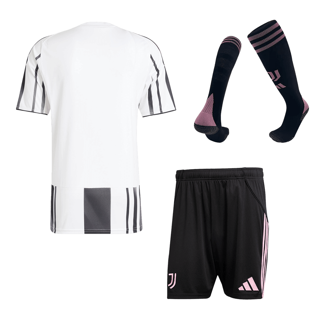 Męski Zestaw Domowa Juventus (Koszulka + Spodenki + Skarpety) 2025/26 - Topowe Koszulki Pilkarskie Sklep Internetowy