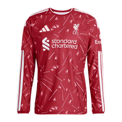Męska koszulka Liverpoolu domowa z długim rękawem wersja zawodnicza 2026/27
