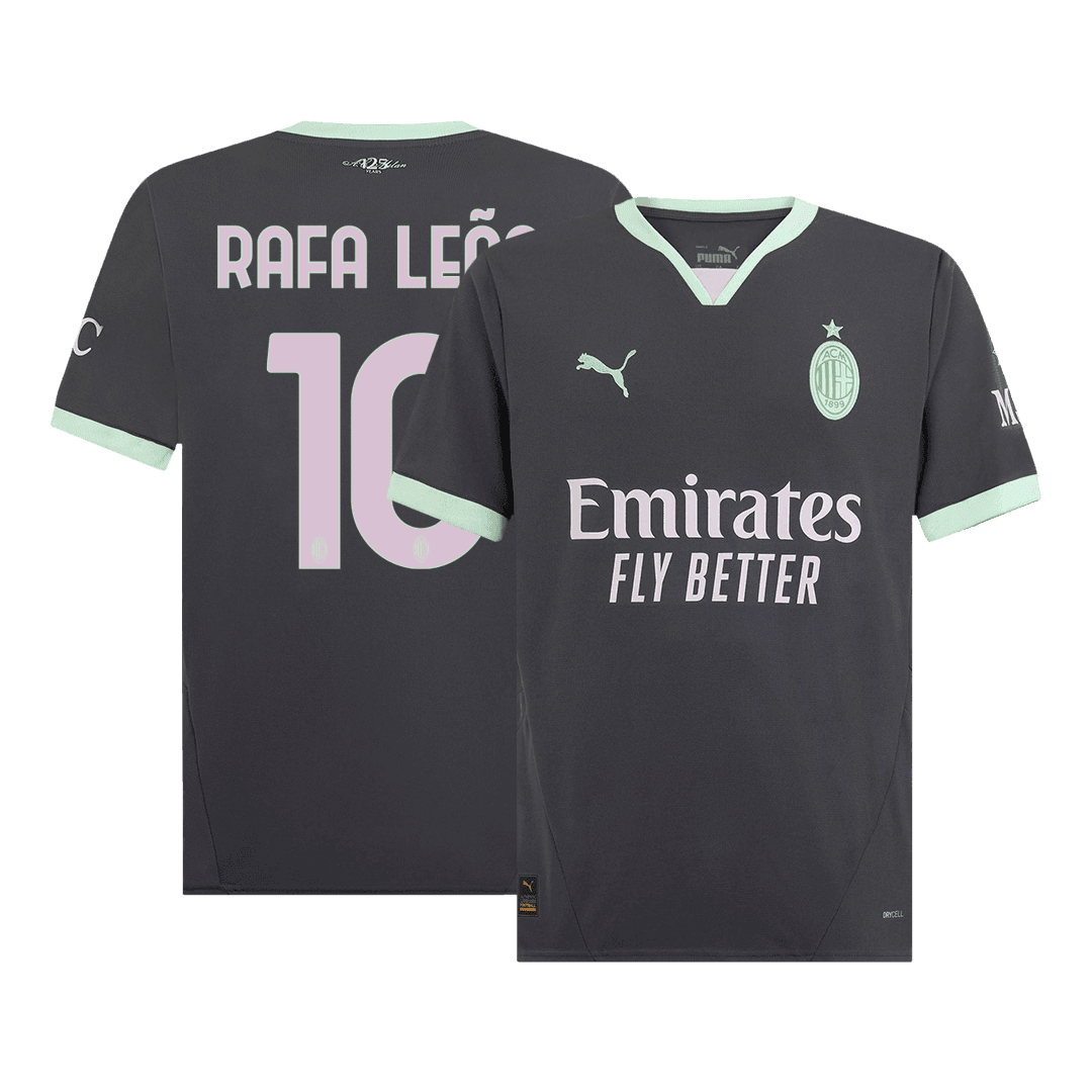 Męska koszulka wyjazdowa RAFA LEÃO #10 AC Milan Third Away 2024/25 - Topowe Koszulki Pilkarskie Sklep Internetowy