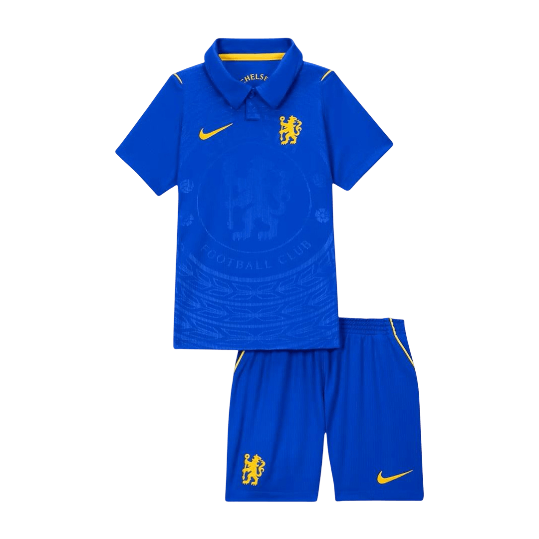 Dziecięcy zestaw Chelsea domowa (Koszulka+Spodenki) 2026/27