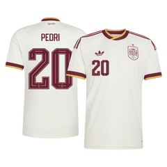Męska koszulka Hiszpanii wyjazdowa PEDRI #20 - Mundial 2026