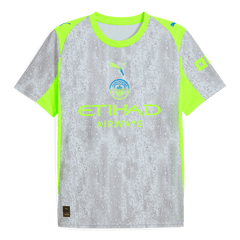 Męska Koszulka Trzecia Wyjazdowa Manchester City 2025/26 - Topowe Koszulki Pilkarskie Sklep Internetowy