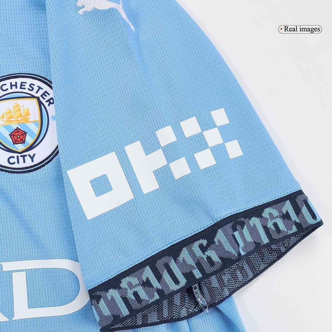 DE BRUYNE #17 Manchester City Home Koszulka piłkarska 2024/25 - UCL - Topowe Koszulki Pilkarskie Sklep Internetowy