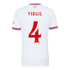 Męska koszulka Liverpoolu wyjazdowa VIRGIL #4 wersja zawodnicza 2026/27 - UCL