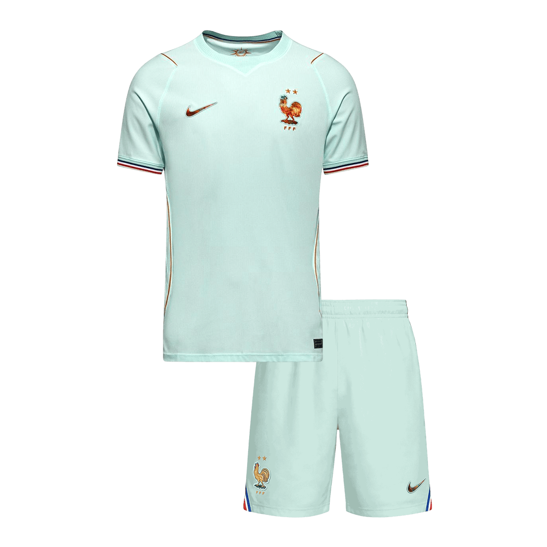 Dziecięcy Zestaw Wyjazdowa France (Koszulka+Spodenki) World Cup 2026