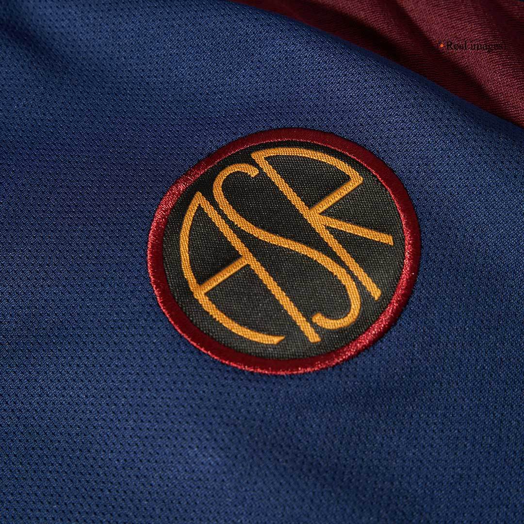 Dziecięcy Zestaw Trzeci Wyjazdowy AS Roma 2024/25 (Koszulka + Spodenki) - Topowe Koszulki Pilkarskie Sklep Internetowy