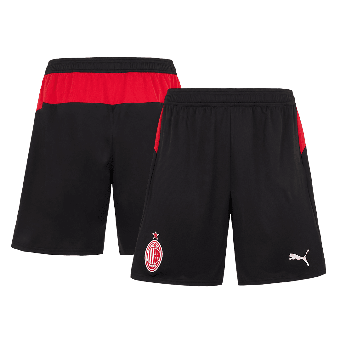 Męskie Spodenki Domowe AC Milan 25/26 - Topowe Koszulki Pilkarskie Sklep Internetowy
