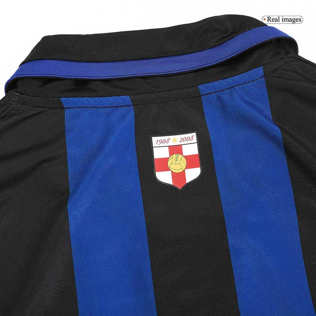 Męska domowa koszulka piłkarska Retro 2007/08 Inter Mediolan - Topowe Koszulki Pilkarskie Sklep Internetowy