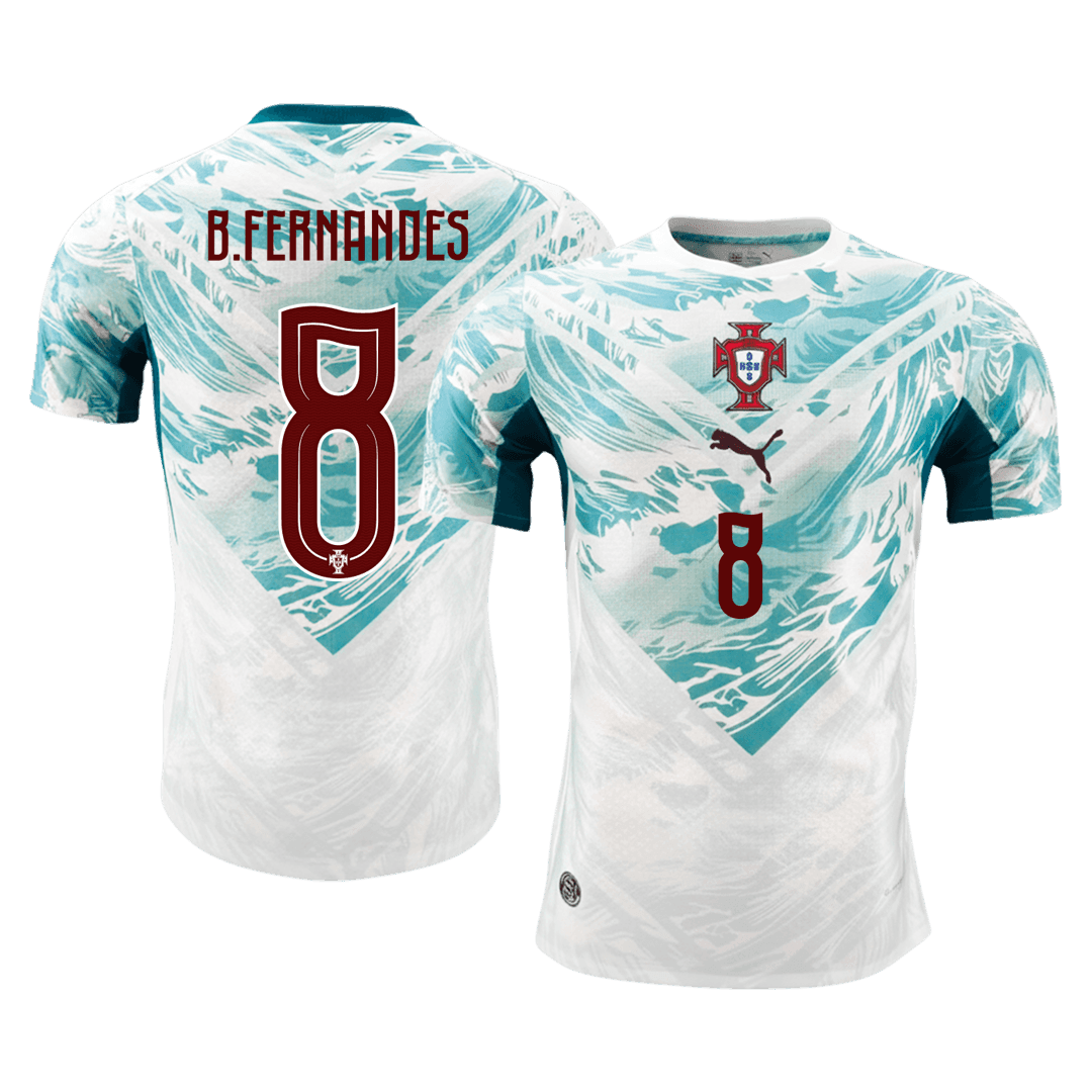 Męska koszulka Portugalii wyjazdowa B.FERNANDES #8 wersja zawodnicza - Mundial 2026