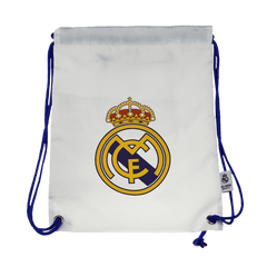 Worek sportowy Real Madrid Biały - Wyprzedaż Sezonowa - Topowe Koszulki Pilkarskie Sklep Internetowy