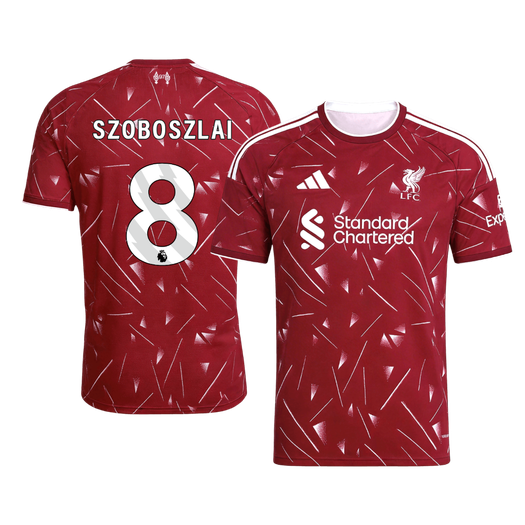 Męska koszulka Liverpoolu domowa SZOBOSZLAI #8 2026/27 [PREMIUM]