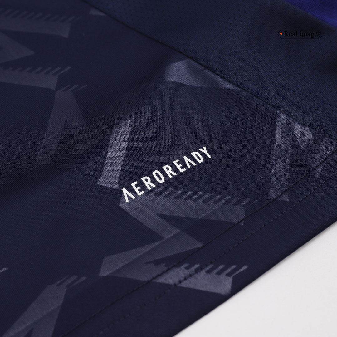 Męski wyjazdowy komplet piłkarski Manchester United (koszula+spodenki+skarpetki) 2024/25 - Topowe Koszulki Pilkarskie Sklep Internetowy