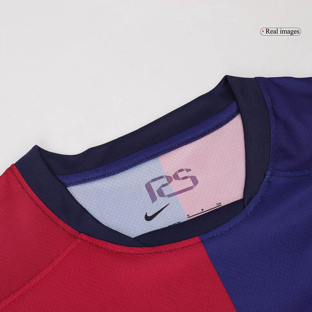 Męska Koszulka Domowa FC Barcelona z Długim Rękawem 2024/25 - Topowe Koszulki Pilkarskie Sklep Internetowy