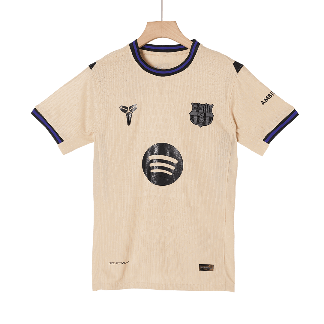 Męska Koszulka Wyjazdowa Barcelona ROONY #19 Wersja Piłkarska 2025/26 - UCL - Slim Fit