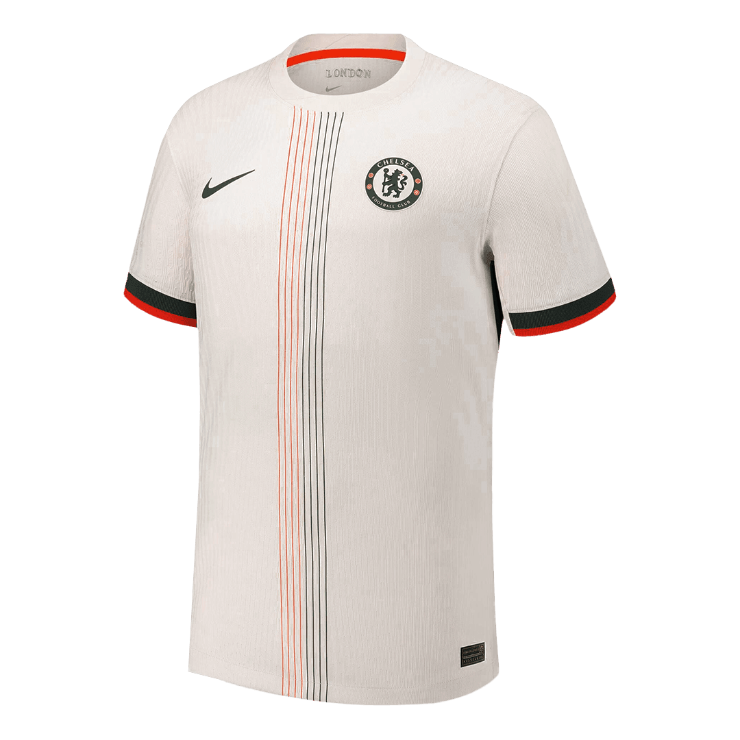 Męska Koszulka Wyjazdowa Chelsea Wersja Piłkarska 2025/26 - Slim Fit - Topowe Koszulki Pilkarskie Sklep Internetowy
