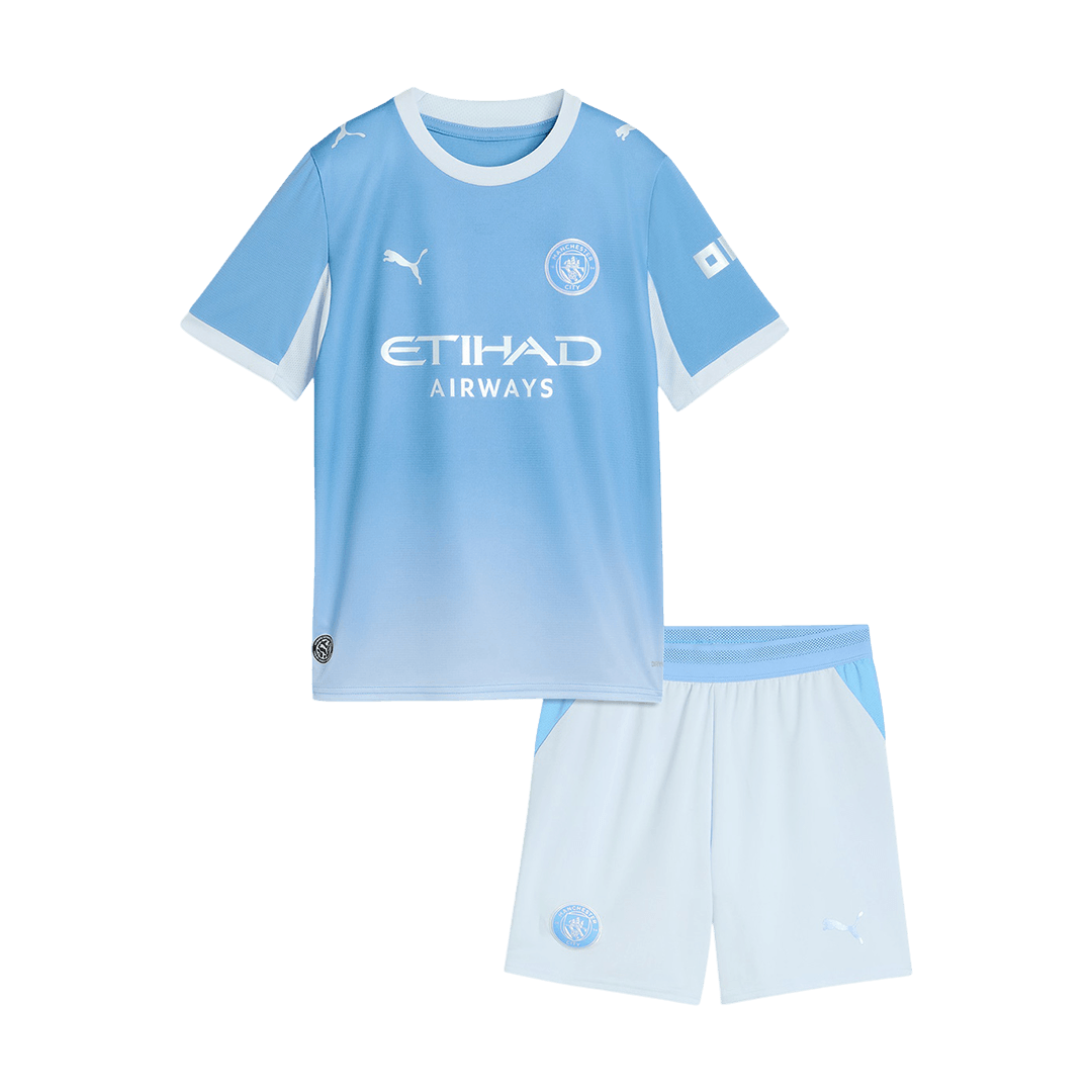 Dziecięcy zestaw Manchesteru City domowa (Koszulka+Spodenki) 2026/27