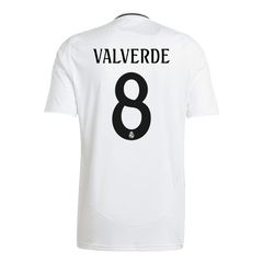 Męska Wysokiej jakości koszulka piłkarska Realu Madryt VALVERDE #8 Home 2024/25 - Topowe Koszulki Pilkarskie Sklep Internetowy