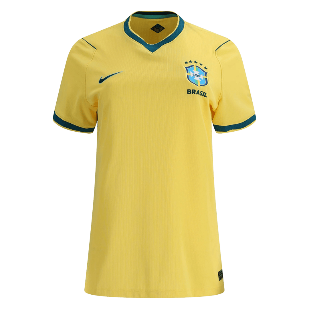 Damska Koszulka Domowa Brazil World Cup 2026