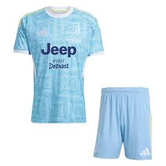 Męski Zestaw Wyjazdowa Juventus (Koszulka+Spodenki) 2025/26