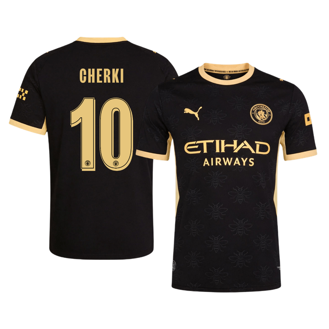 Męska koszulka Manchesteru City wyjazdowa CHERKI #10 wersja zawodnicza 2026/27 - UCL