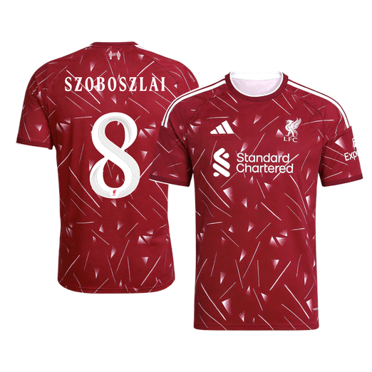 Męska koszulka Liverpoolu domowa SZOBOSZLAI #8 2026/27 - UCL [PREMIUM]