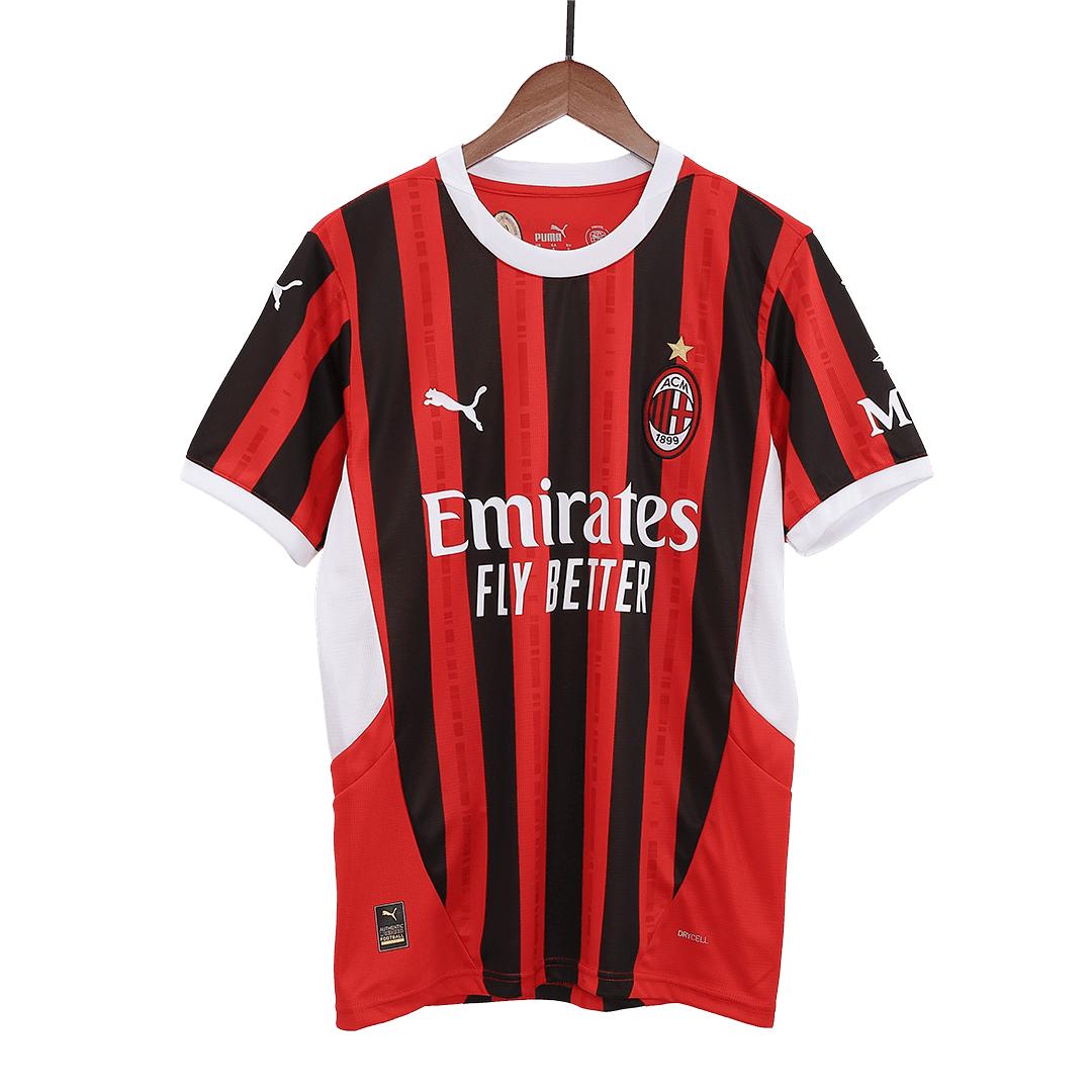 Męska koszulka piłkarska AC Milan Home 2024/25 - Topowe Koszulki Pilkarskie Sklep Internetowy