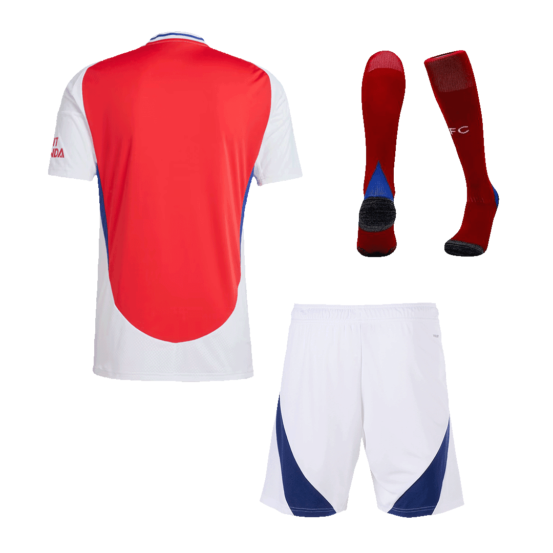Zestaw piłkarski Arsenal (Koszulka+Szorty+Skarpety) Home 2024/25 - Topowe Koszulki Pilkarskie Sklep Internetowy
