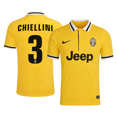 Męska Koszulka Retro Wyjazdowa Juventus CHIELLINI #3 2013/14