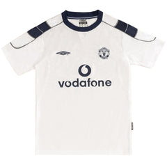 Męska Koszulka Retro Wyjazdowa Manchester United BECKHAM #7 2000/01