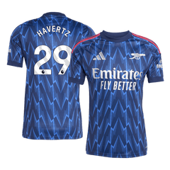 Męska Koszulka Wyjazdowa Arsenal HAVERTZ #29 2025/26