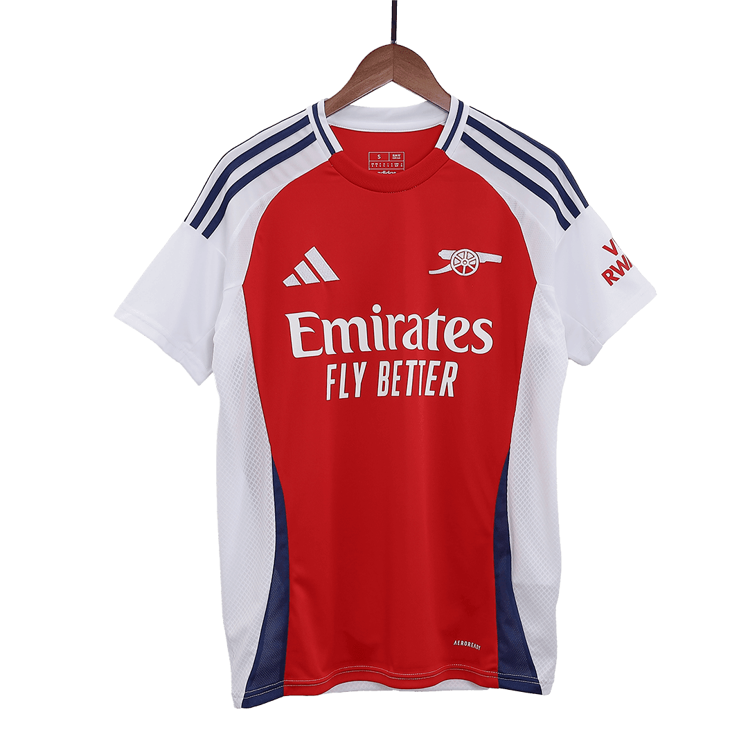 Zestaw piłkarski Arsenal (Koszulka+Szorty+Skarpety) Home 2024/25 - Topowe Koszulki Pilkarskie Sklep Internetowy