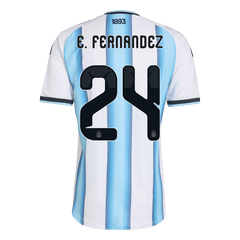 Męska koszulka Argentyny domowa E. FERNANDEZ #24 wersja zawodnicza - Mundial 2026