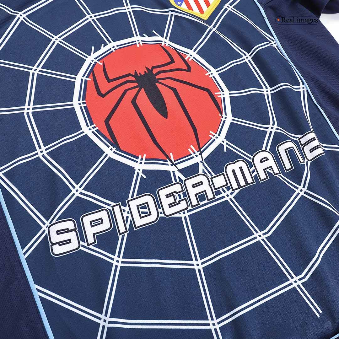 Męska wyjazdowa koszulka piłkarska Retro 2004/05 Atletico Madryt - Topowe Koszulki Pilkarskie Sklep Internetowy