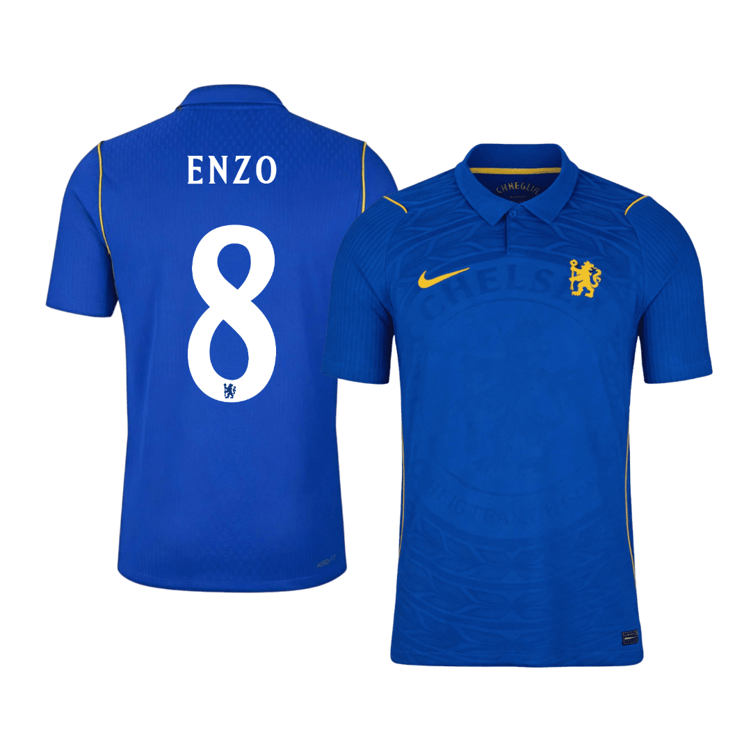 Męska koszulka Chelsea domowa ENZO #8 wersja zawodnicza 2026/27 - UCL