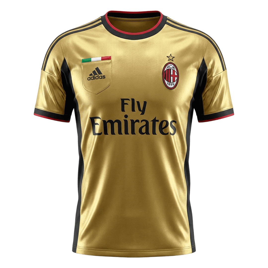 Męska Koszulka Retro Wyjazdowa AC Milan 2013/14