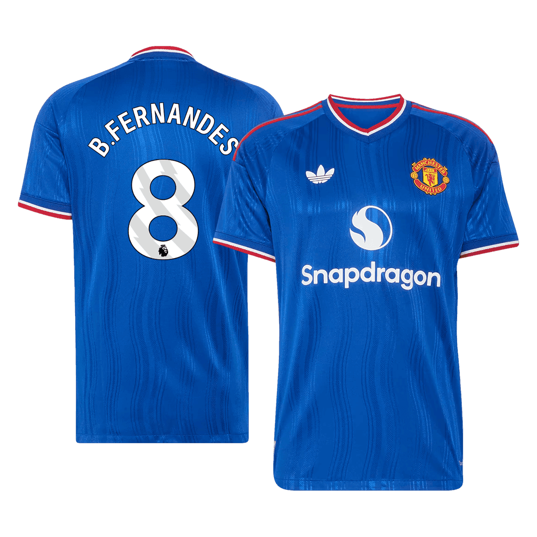 Męska koszulka Manchesteru United wyjazdowa B. FERNANDES #8 wersja zawodnicza 2026/27