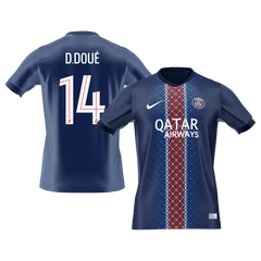 Męska Koszulka Domowa PSG D.DOUÉ #14 2025/26 [PREMIUM]