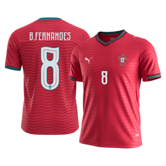 Męska koszulka Portugalii domowa B.FERNANDES #8 – Mundial 2026 [PREMIUM]
