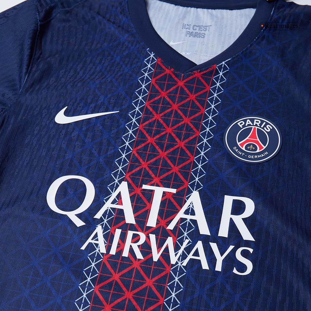 Męska Koszulka Domowa PSG O.DEMBÉLÉ #10 Wersja Piłkarska 2025/26 - Slim Fit - Topowe Koszulki Pilkarskie Sklep Internetowy