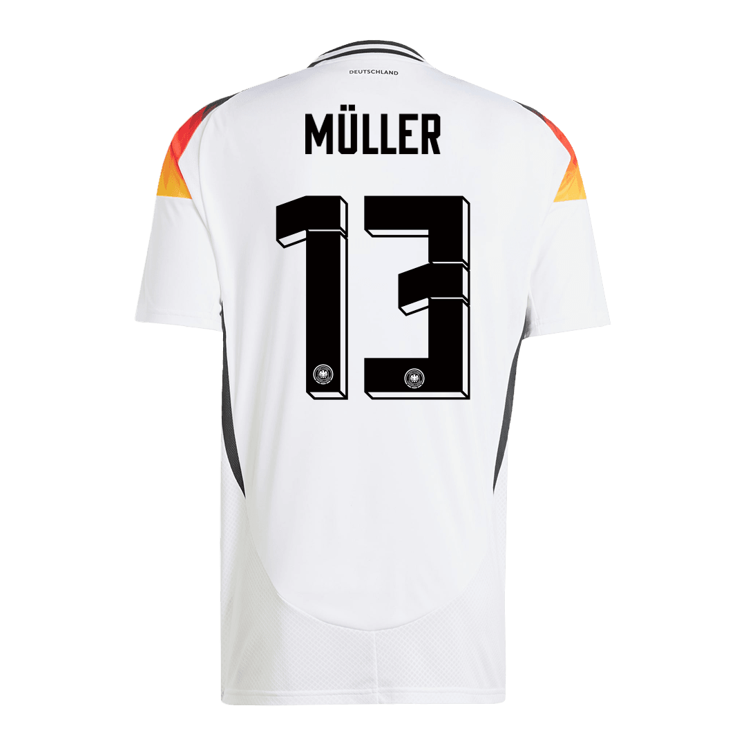 Męska koszulka piłkarska MÜLLER #13 Germany Euro Home 2024 - Topowe Koszulki Pilkarskie Sklep Internetowy