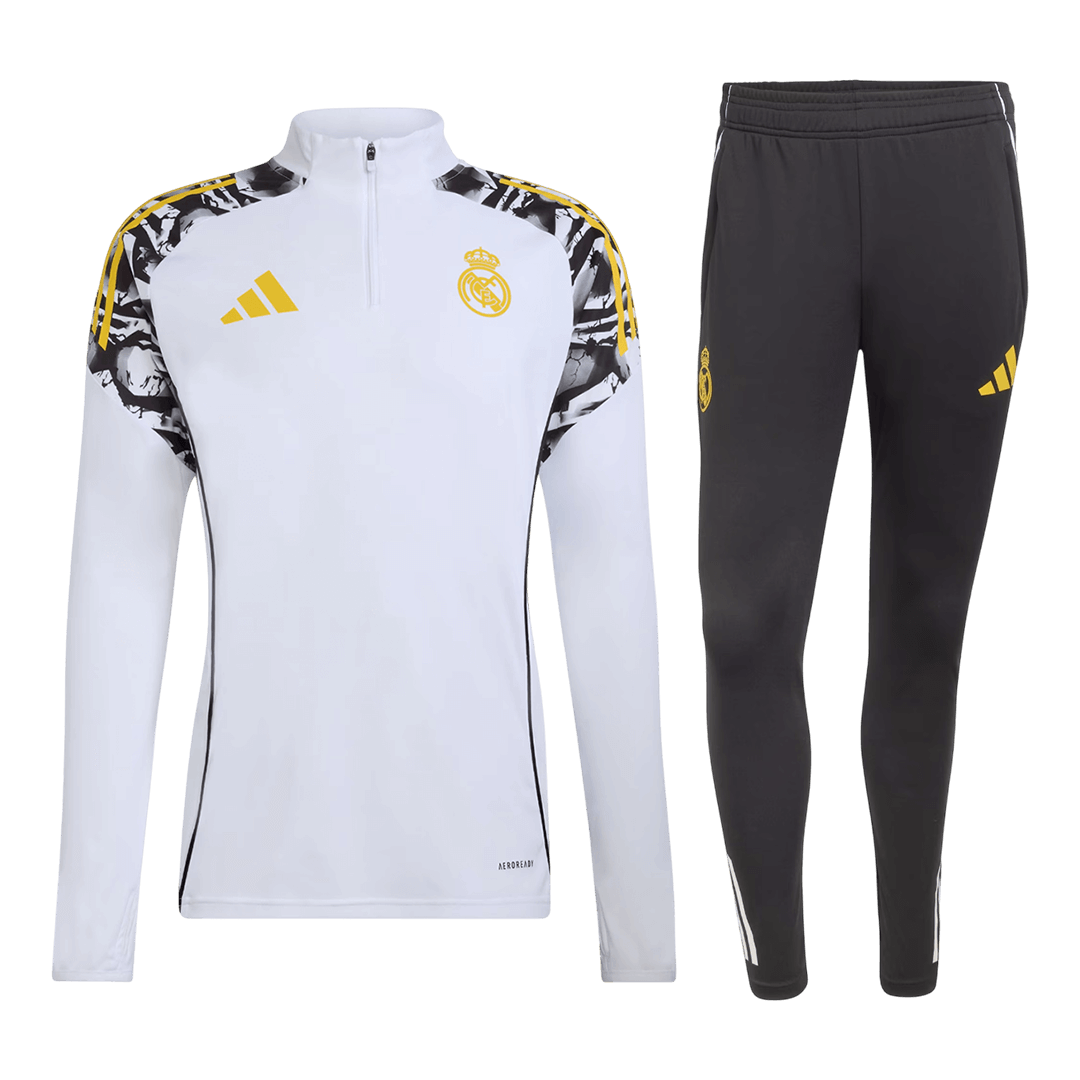Juniorski Real Madrid Bluza z zamkiem Komplet Dresowy 2025/26