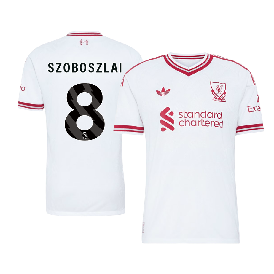 Męska koszulka Liverpoolu wyjazdowa SZOBOSZLAI #8 wersja zawodnicza 2026/27