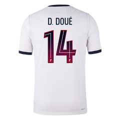 Męska koszulka PSG wyjazdowa D. DOUÉ #14 wersja zawodnicza 2026/27