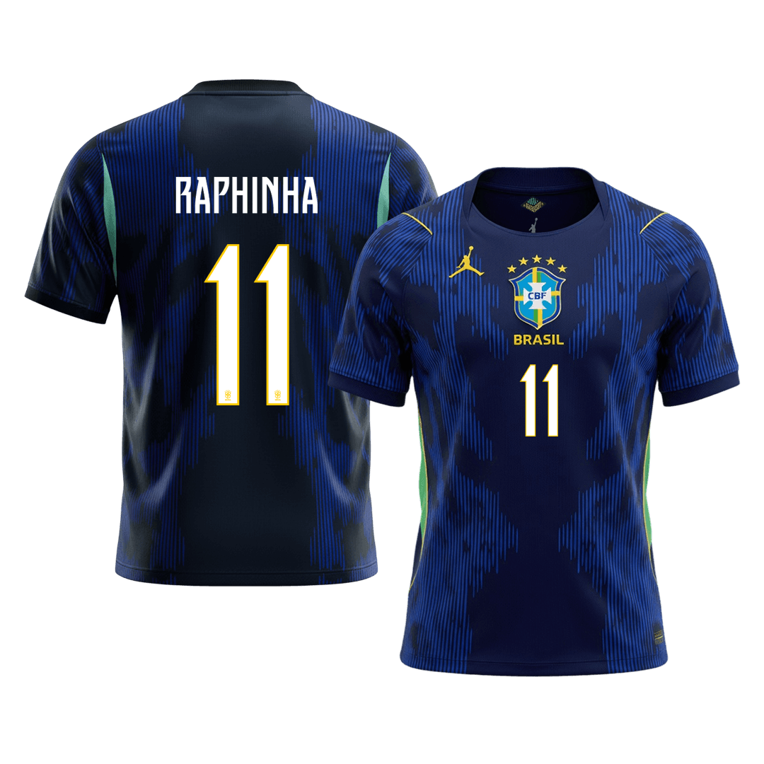 Męska koszulka Brazylii wyjazdowa RAPHINHA #11 - Mundial 2026