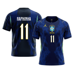 Męska koszulka Brazylii wyjazdowa RAPHINHA #11 - Mundial 2026