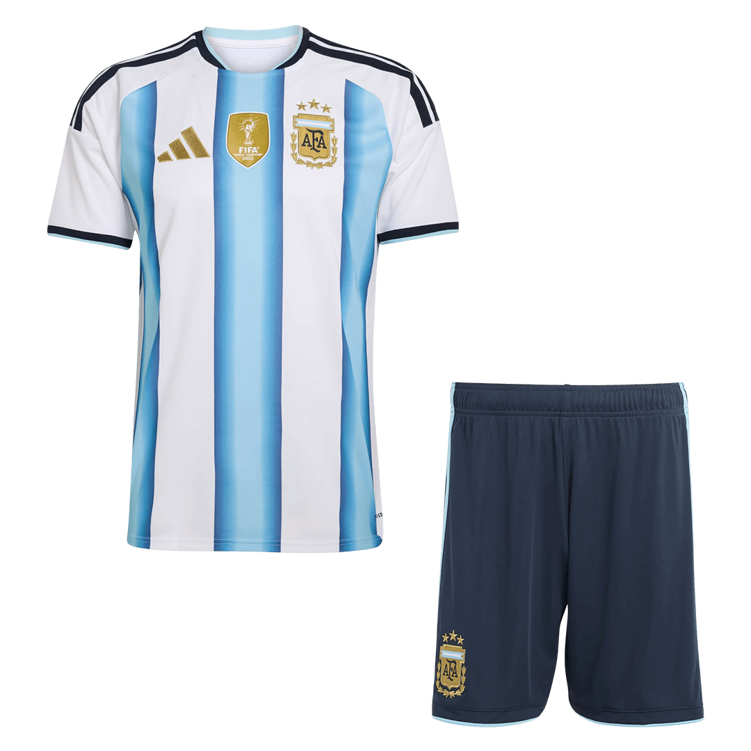 Męski zestaw Argentyny domowy – Mundial 2026 [PREMIUM]