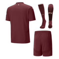 Męska Wysokiej jakości koszulka piłkarska Manchester City Third Away (koszula + spodenki + skarpetki) 2024/25 - Topowe Koszulki Pilkarskie Sklep Internetowy