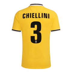 Męska Koszulka Retro Wyjazdowa Juventus CHIELLINI #3 2013/14