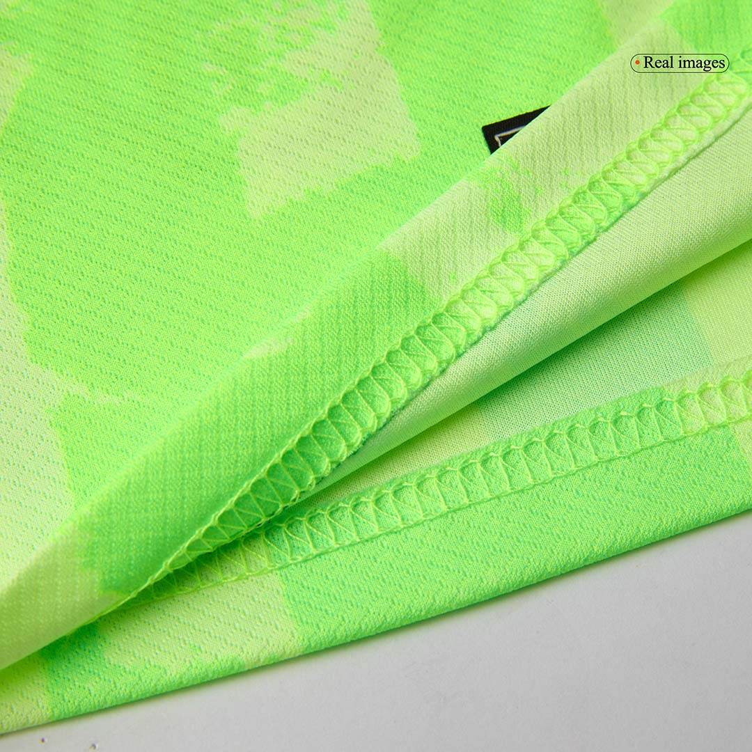 Zestaw Piłkarski Dla Dzieci Barcelona Third Away (Koszulka+Spodenki) 2024/25 - UCL (Logo Spotify bez tekstu) - Topowe Koszulki Pilkarskie Sklep Internetowy