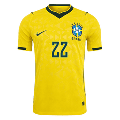 Męska koszulka Brazylii domowa JOÃO PEDRO #22 wersja zawodnicza - Mundial 2026